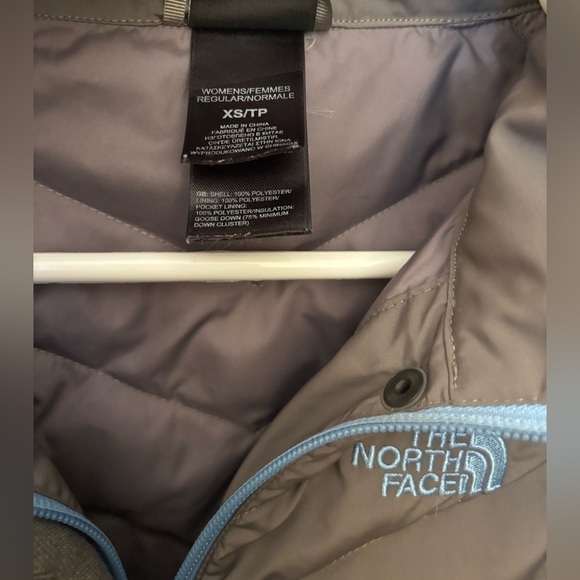 The North Face Vintage Y2K Down Jacket, Gray, XS - Picture 6 of 15